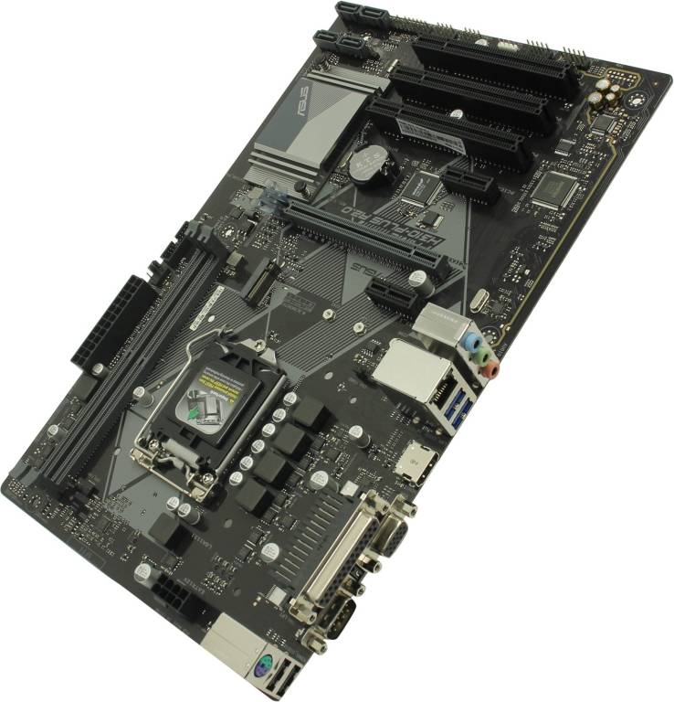    LGA1151 ASUS PRIME H310-PLUS R2.0(RTL)[H310]PCI-E Dsub+HDMI GbLAN SATA