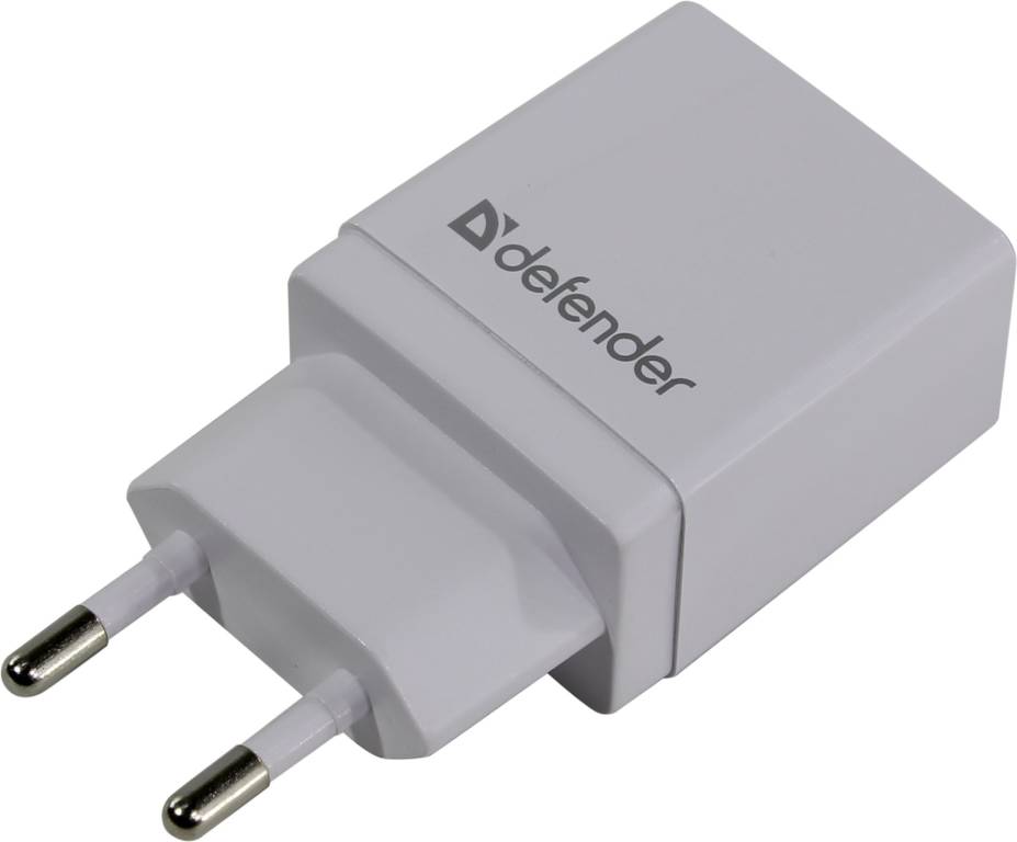  Defender EPA-10 White [83549]   USB (. AC100-240V, . DC5V, USB 2.1A)