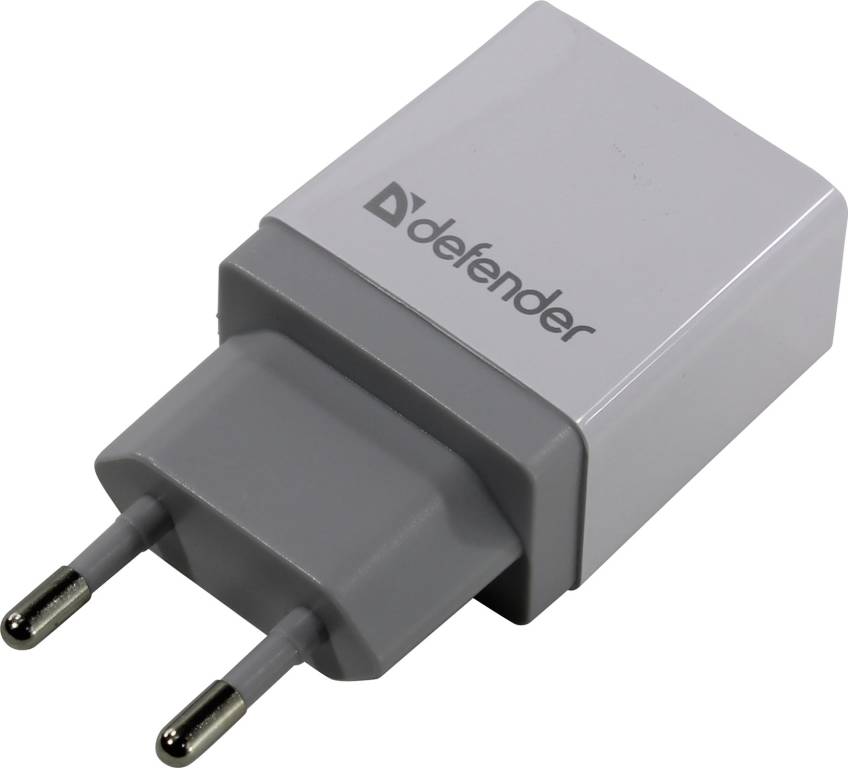  -  USB (. AC100-240V, . DC5V, USB 2.1A) Defender UPA-21 White [83571]