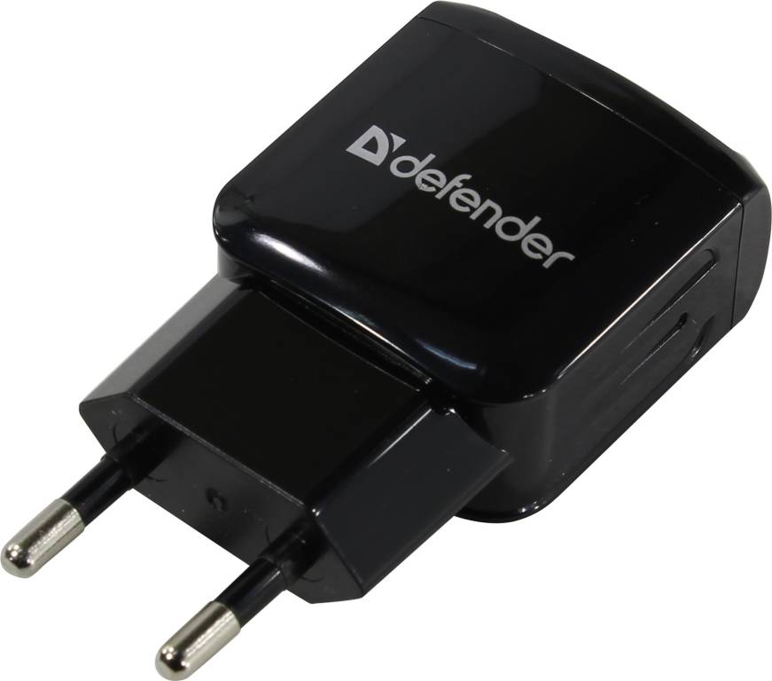  -  USB (. AC100-240V, . DC5V, 2xUSB 2.1A) Defender UPA-22 Black [83579]