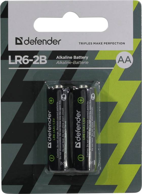  .  Defender LR6-2B Size AA,  (alkaline) [. 2 ] [56013]