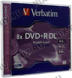   DVD+R Verbatim  8x 8.5Gb Double Layer