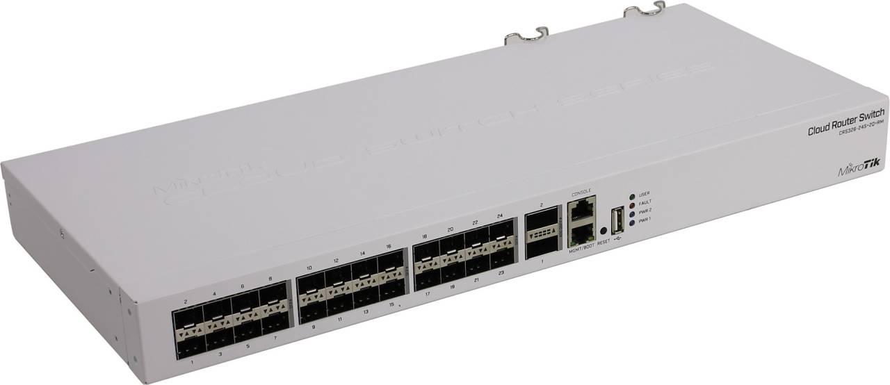   MikroTik [CRS326-24S+2Q+RM] Cloud Router Switch (24SFP + 2QSFP+)