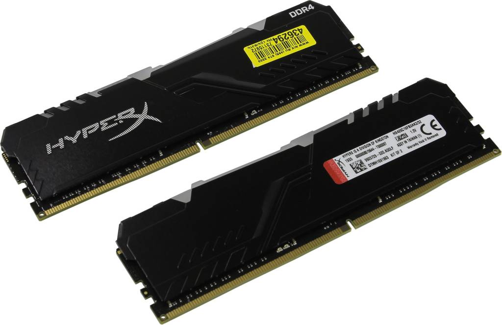    DDR4 DIMM 32Gb PC-21300 Kingston HyperX Fury [HX426C16FB3AK2/32] KIT 2*16Gb CL16