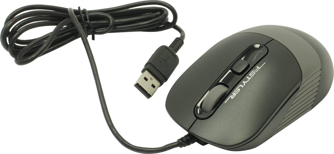   USB A4Tech FSTYLER Optical Mouse [FM10 Grey] (RTL) 4.( )