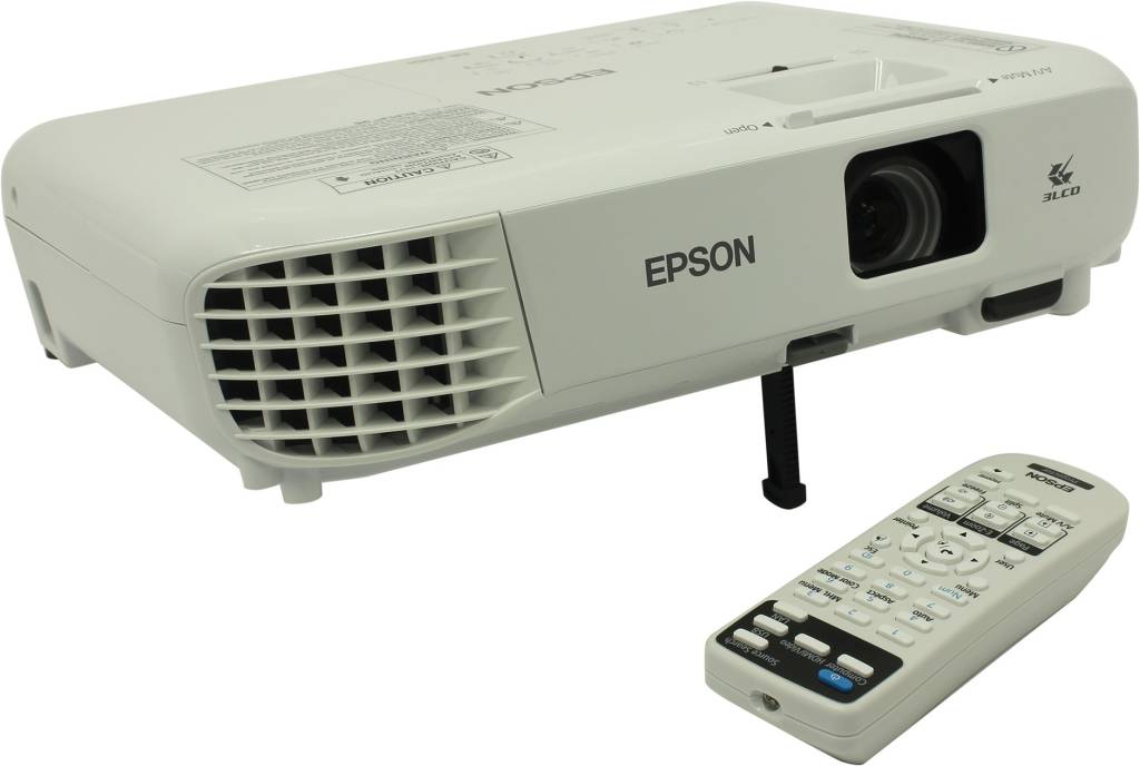   EPSON MultiMedia Projector EB-E001(3xLCD,3100 ,10000:1,1024x768,D-Sub,HDMI,RCA,USB,