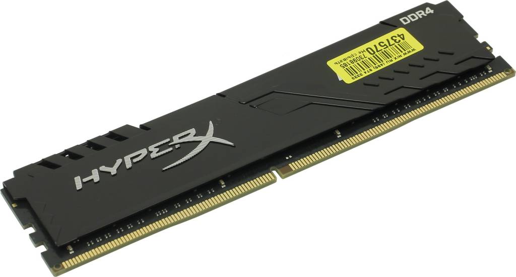    DDR4 DIMM 16Gb PC-24000 Kingston HyperX Fury [HX430C15FB3/16] CL15
