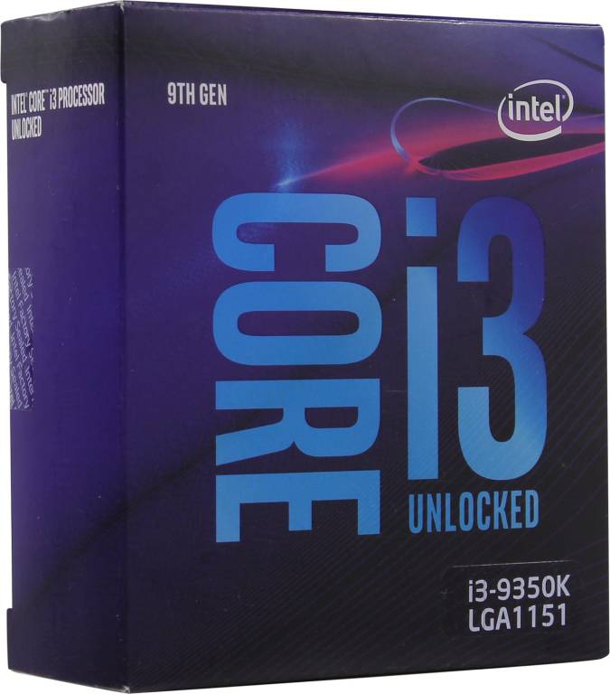   Intel Core i3-9350K BOX( )4.0 GHz/4core/SVGA UHD Graphics 630/1+8Mb/91W/8 GT/s LG