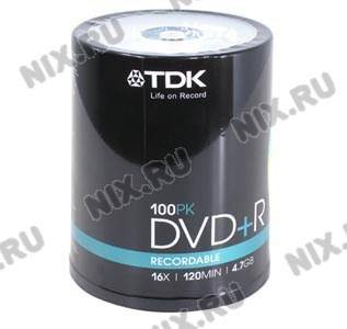   DVD+R TDK 16x 4.7Gb (100 ) Cake Box