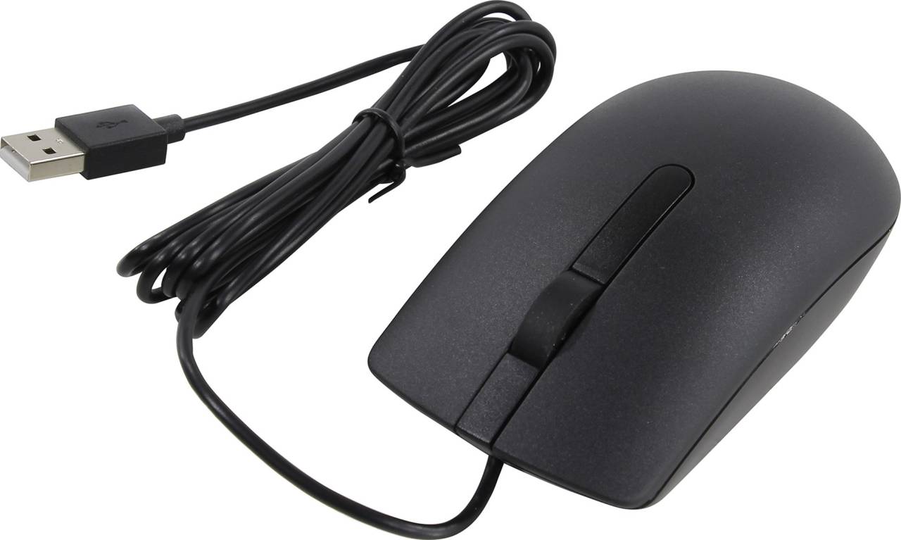   USB Dell Optical Mouse [MS116 Black] (RTL) 3.( )
