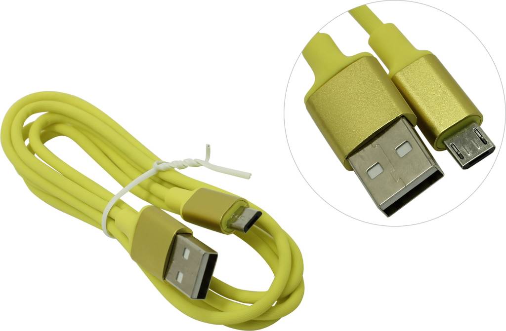 купить Кабель USB 2.0 AM - > USB-C M 1м Jet.A [JA-DC24 1м Yellow]