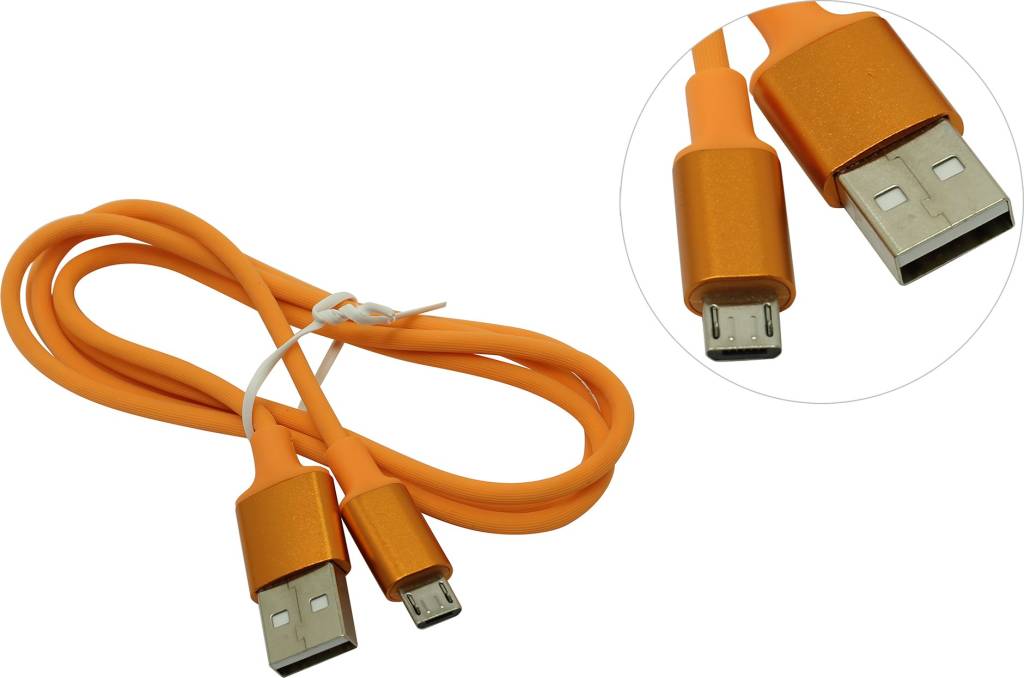 купить Кабель USB 2.0 AM - > USB-C M 1м Jet.A [JA-DC24 1м Orange]