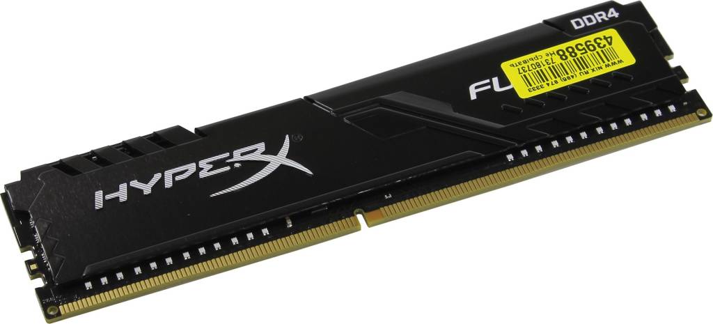    DDR4 DIMM  4Gb PC-25600 Kingston HyperX Fury [HX432C16FB3/4] CL16