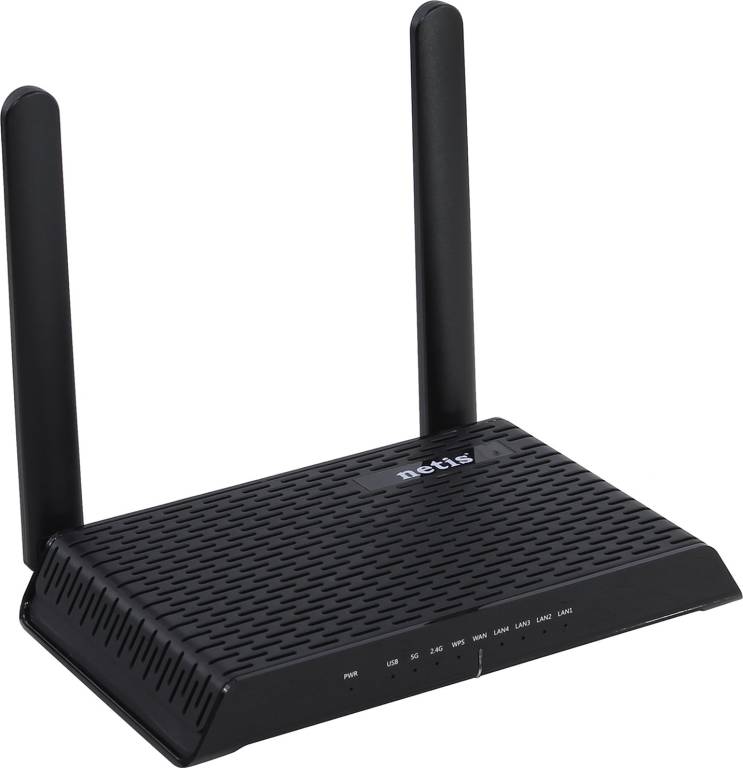   netis[N1]AC1200 Wireless Dual Band Router(4UTP 1000Mbps,1WAN,802.11b/g/n/ac,USB,867Mbp