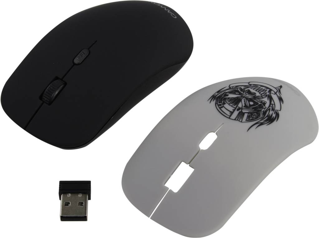   USB CANYON Wireless Optical Mouse [CND-CMSW401MC] Black (RTL) 4.( )