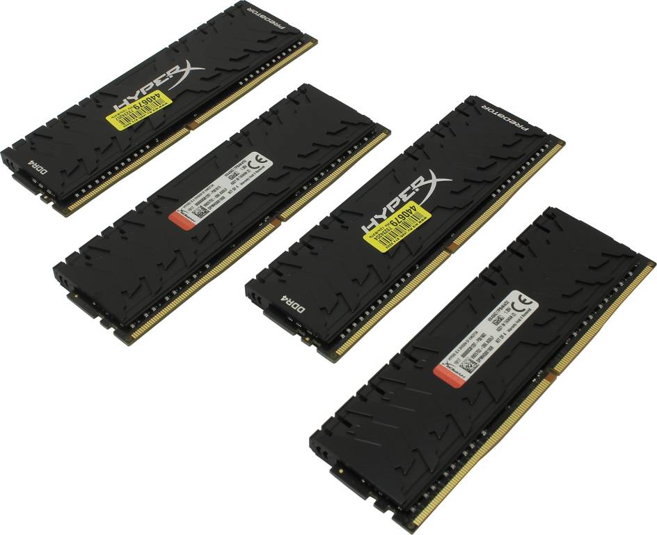    DDR4 DIMM 32Gb PC-28800 Kingston HyperX Predator [HX436C17PB4K4/32] KIT 4*8Gb CL17