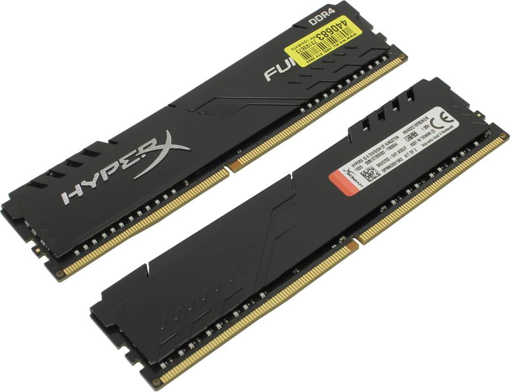    DDR4 DIMM  8Gb PC-25600 Kingston HyperX Fury [HX432C16FB3K2/8] KIT 2*4Gb CL15