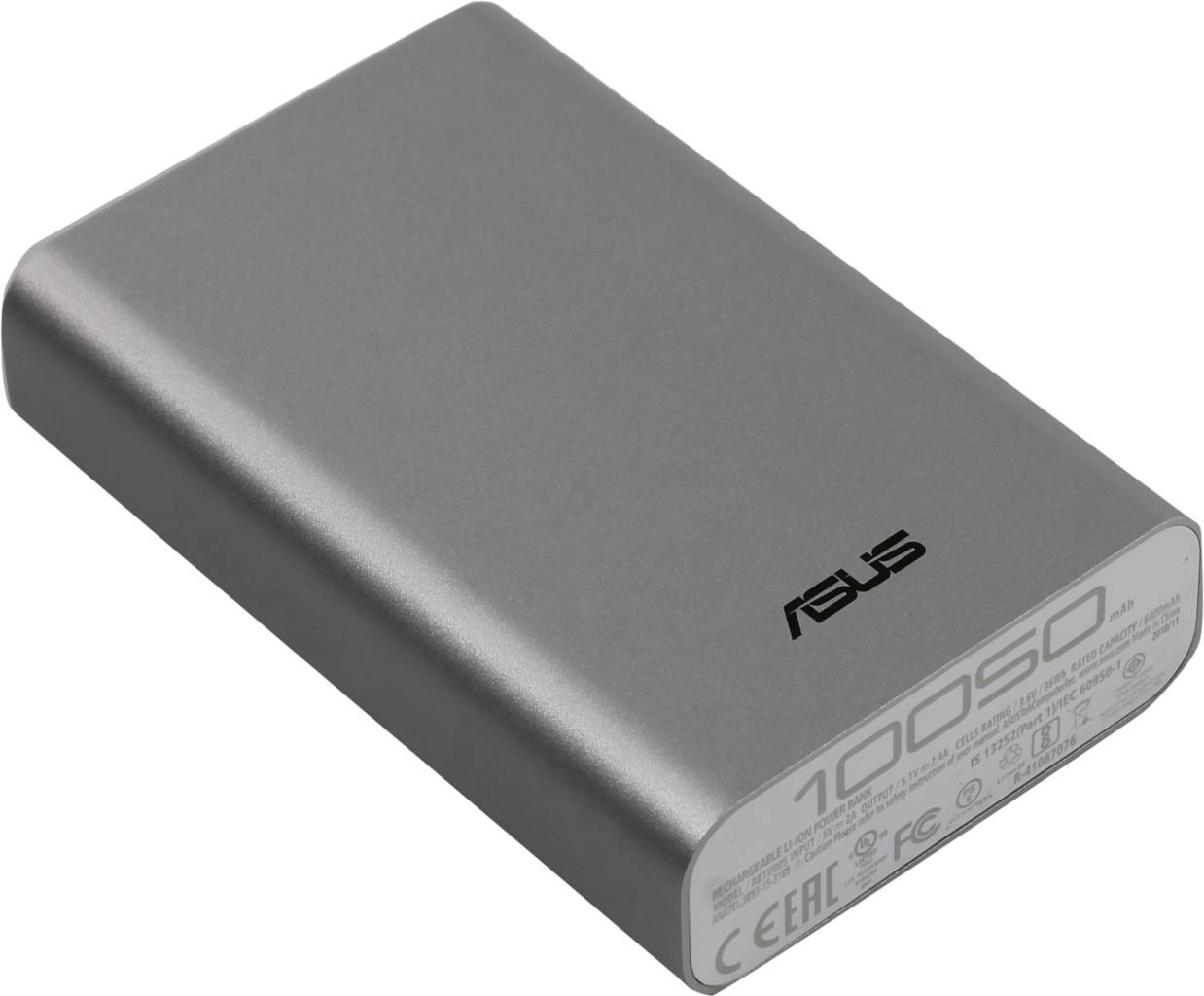    ASUS ZenPower ABTU005[ 90AC00P0-BBT077/027]Silver(USB 2.4A,10500mAh,Li-Ion