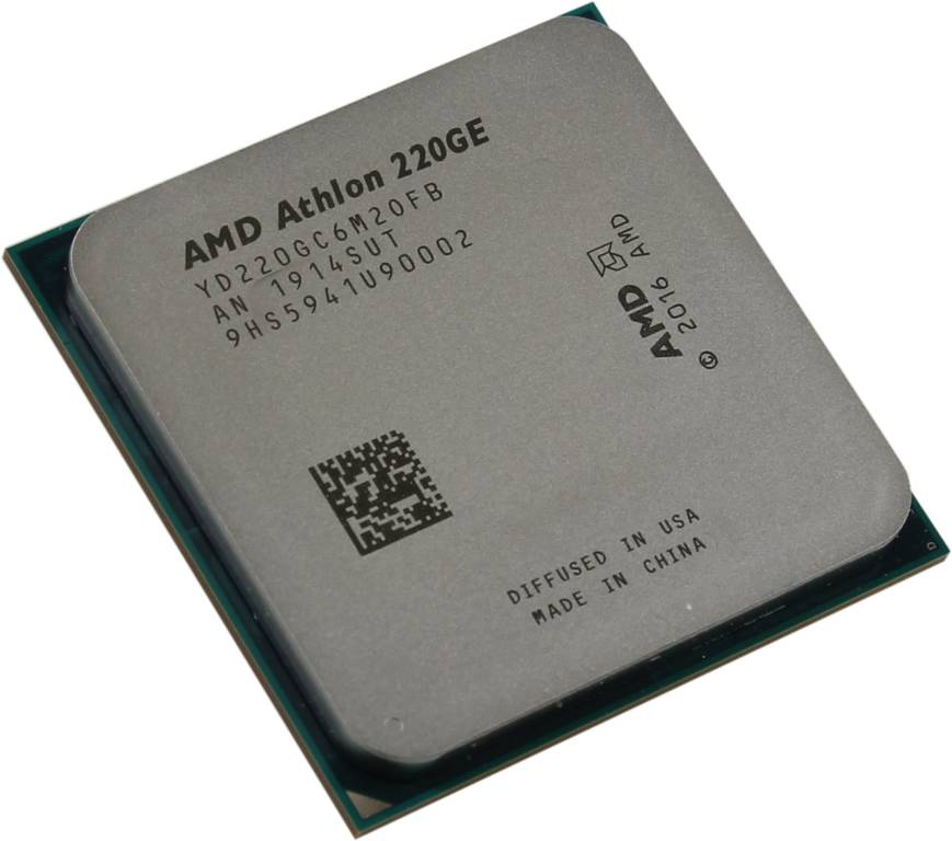   AMD Athlon 220GE (YD220GC) 3.4 GHz/2core/1+4Mb/SVGA RADEON Vega 3/35W/Socket AM4