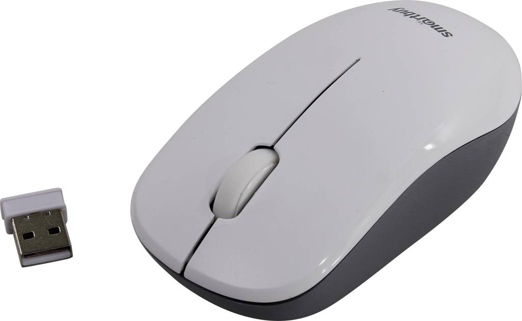   USB SmartBuy Wireless Optical Mouse [SBM-370AG-WG] (RTL) 3.( ), 