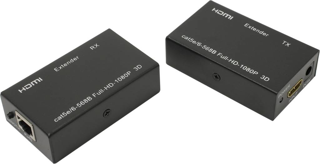   Orient [VE045] HDMI Extender (HDMI 19M- > RJ45 - > HDMI 19M,  60)