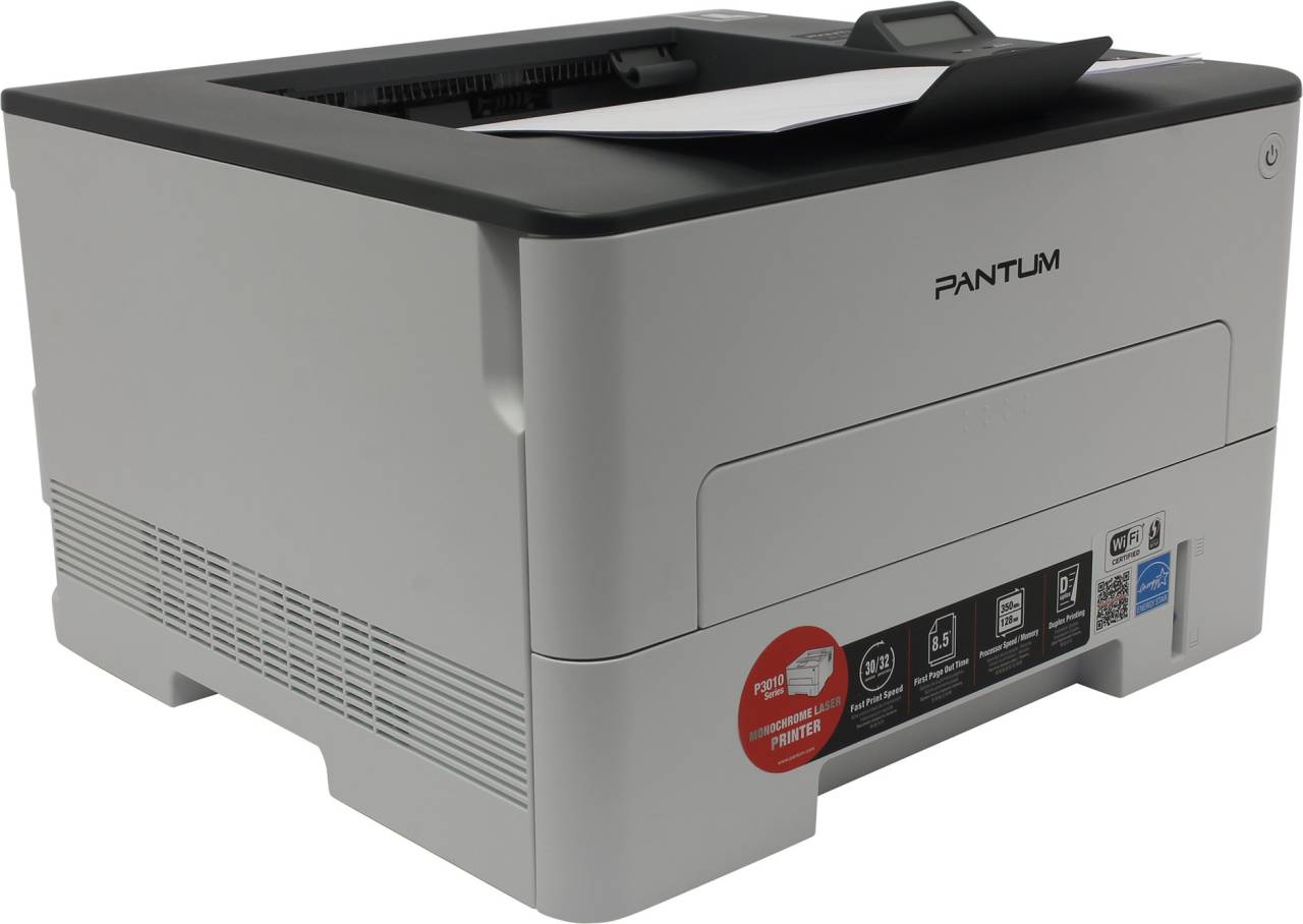 купить Принтер Pantum P3010DW(A4,30 стр/мин,128Mb,LCD,USB2.0,двусторонняя печать,сетевой,WiFi,NFC)