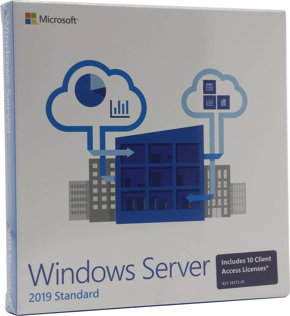    [P73-07701] Windows Server Standard 2019 64Bit English DVD 10 Client 16 Core
