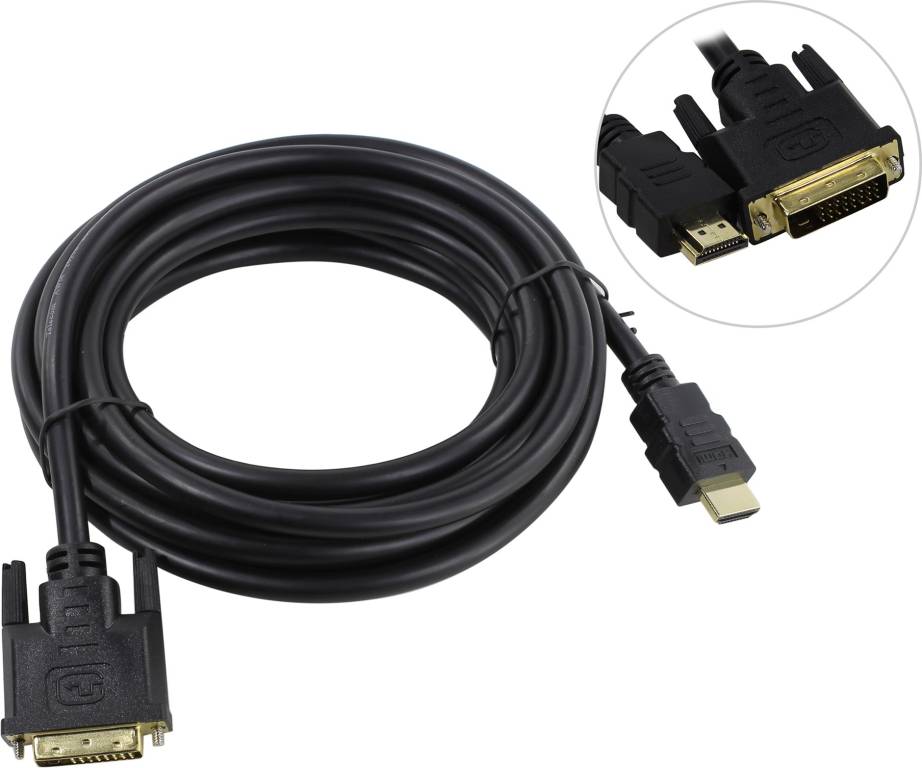   HDMI to DVI-D Dual Link (19M -25M) 5 Telecom [CG481G-5m]