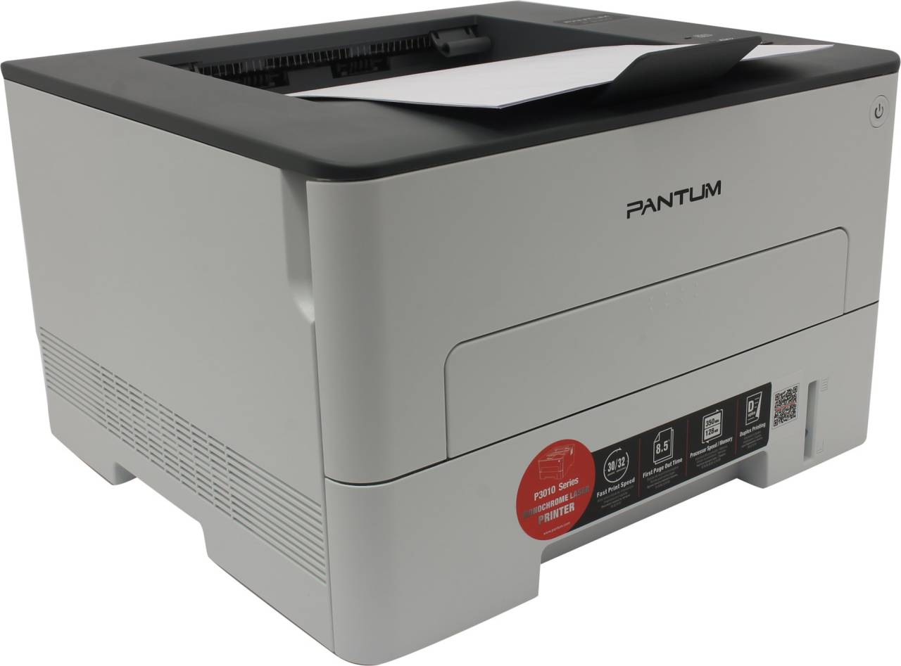 купить Принтер Pantum P3010D (A4, 30 стр/мин, 128Mb, USB2.0, двусторонняя печать)