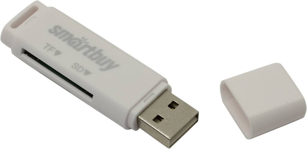   Smartbuy [SBR-715-W] USB2.0 SDXC/microSDXC Card Reader/Writer