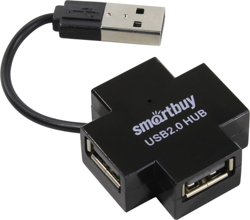   USB2.0 HUB 4-port Smartbuy [SBHA-6900-K]