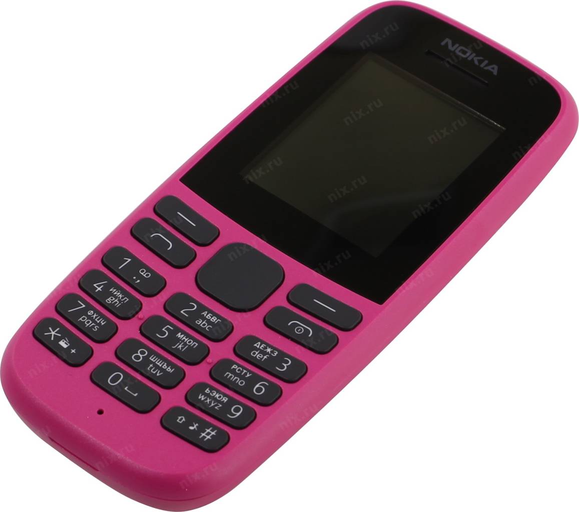   NOKIA 105 TA-1203 Pink (DualBand, 1.77 160x120, 4Mb)