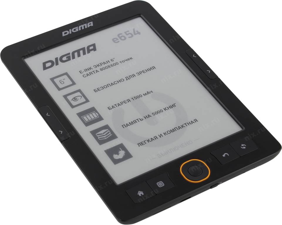    Digma E654GT (6 E-Ink Carta 800x600 600MHz/4Gb/microSDHC 