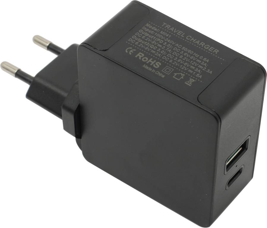  -  AC (EU Plug 100-220V) - > PD, USB, IC, Quick Charge 3.0 VCOM [M041/CA-M041]