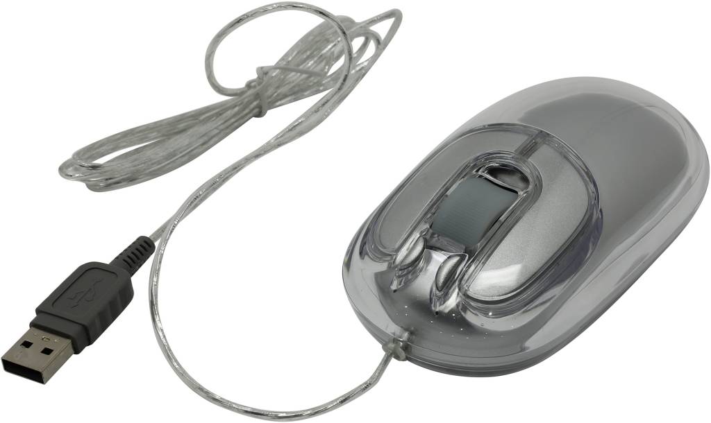   USB&PS/2 A4-Tech Optical U-Crystal Wheel Mouse [BW-9-Silver(2)] (RTL) 5.( )