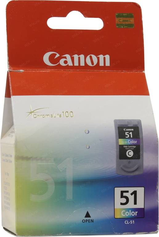 купить Картридж Canon CL-51 Color для PIXMA IP2200/6210D/6220D, MP150/170/450