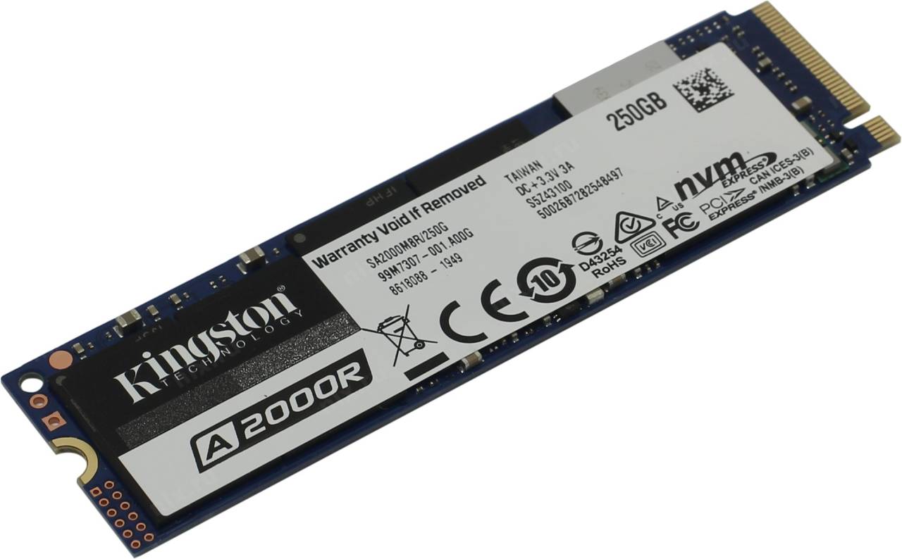   SSD 250 Gb M.2 2280 M Kingston A2000R [SA2000M8R/250G]