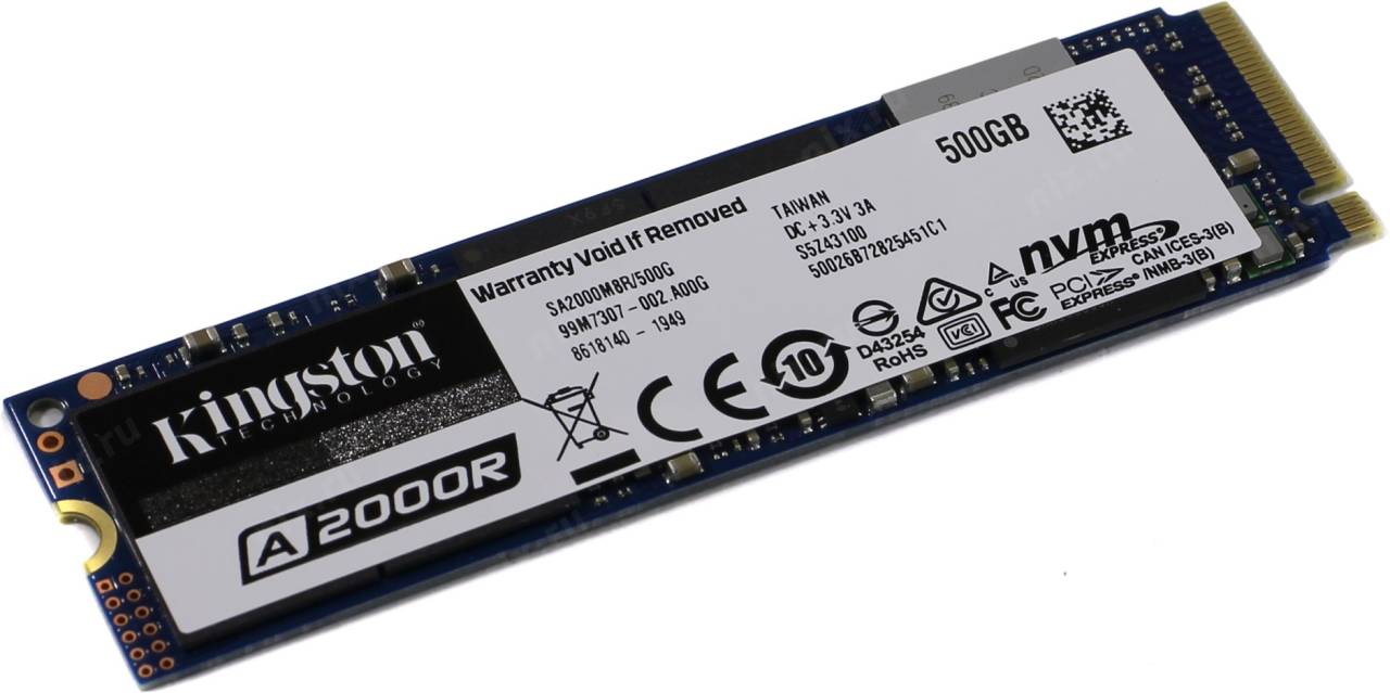   SSD 500 Gb M.2 2280 M Kingston A2000R [SA2000M8R/500G]