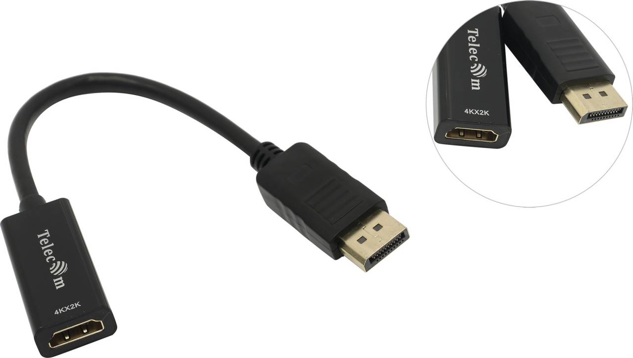  - DisplayPort (M) - > HDMI (M) Telecom [TA801-0.15]