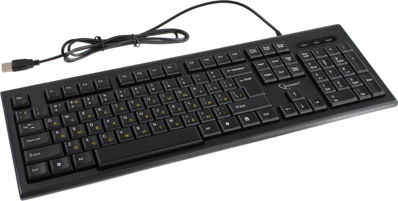 купить Клавиатура USB Gembird Gaming KB-8354U-BL [USB] 104КЛ