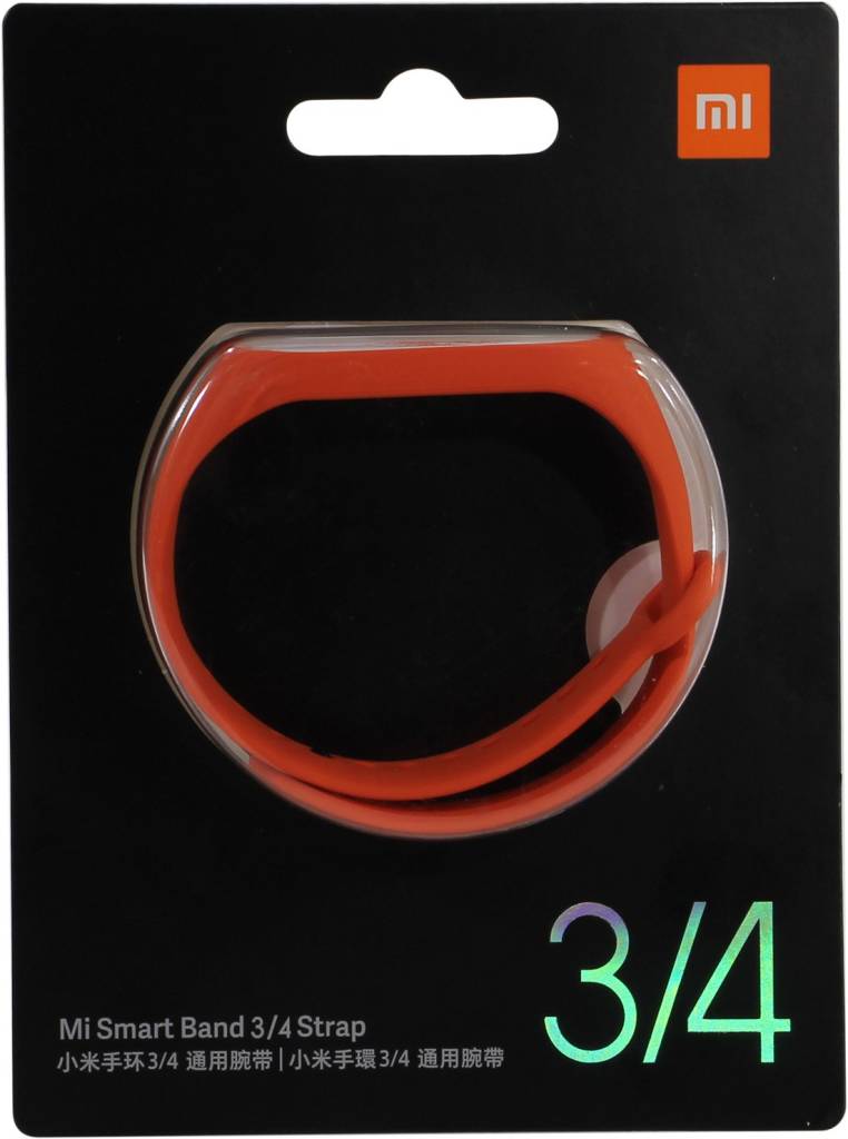  Xiaomi [MYD4129TY Orange] Mi Smart Band 3/4 Strap