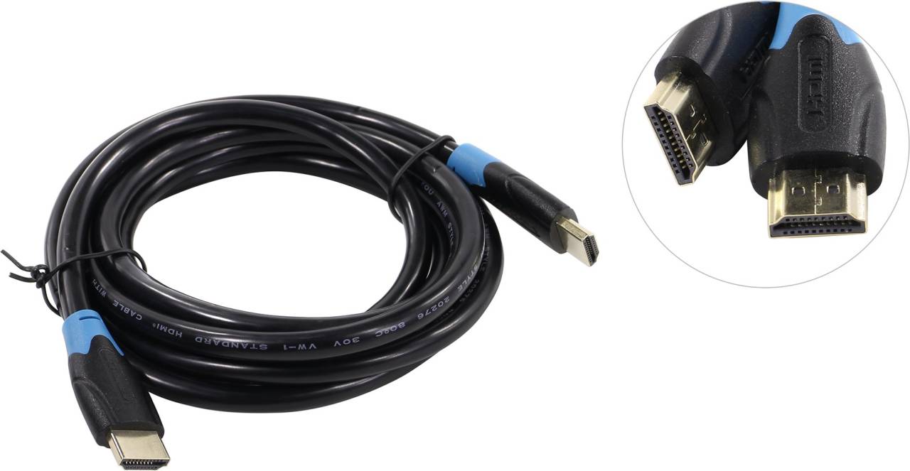 купить Vention [VAA-B01-L200] Кабель HDMI to HDMI (19M -19M) 2м ver1.4