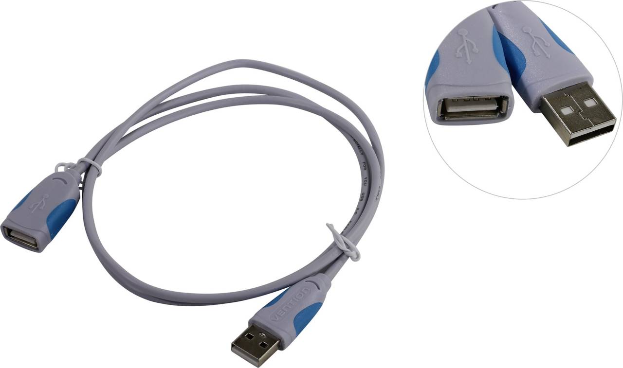    USB 2.0 A-- >A 1 Vention [VAS-A05-S100]