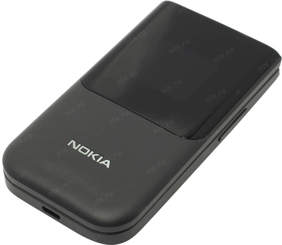   NOKIA 2720 Flip[16BTSB01A10]DS TA-1175 Black(1.1GHz,512Mb,2.45320x240/1.3240x240,4G+WiFi+B