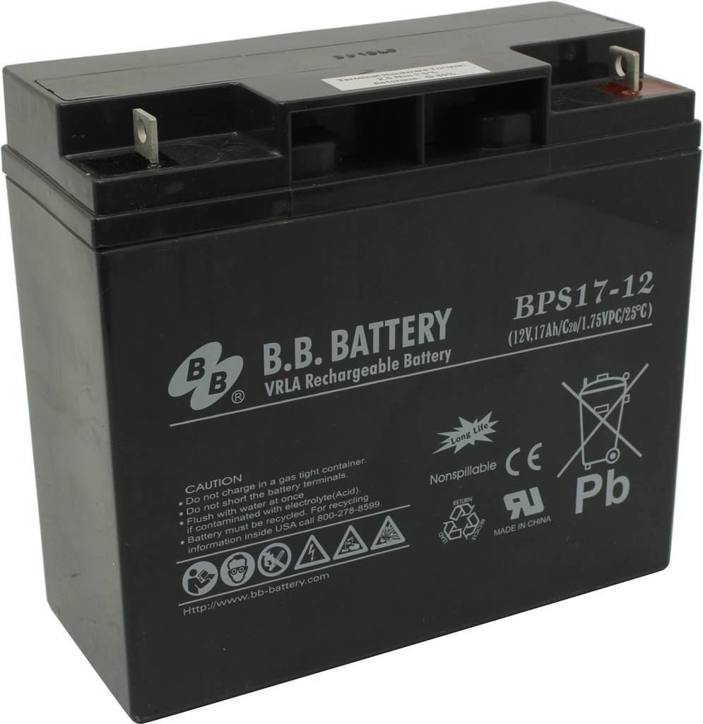   12v   17Ah B.B. Battery BPS 17-12