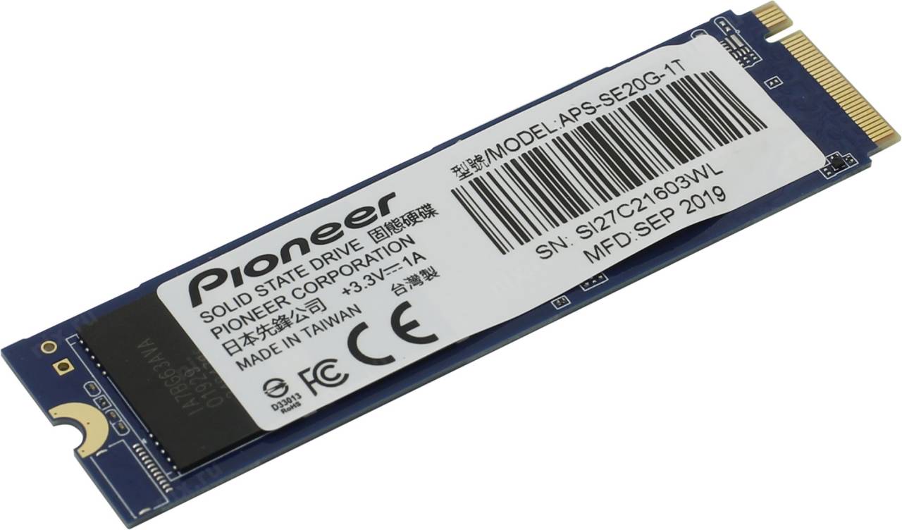   SSD 1 Tb M.2 2280 M Pioneer [APS-SE20G-1T] 3D TLC
