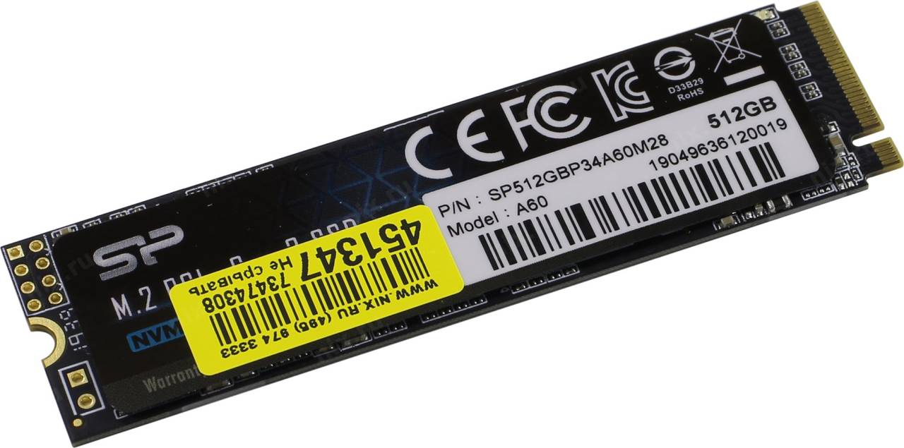   SSD 512 Gb M.2 2280 M Silicon Power [SP512GBP34A60M28]
