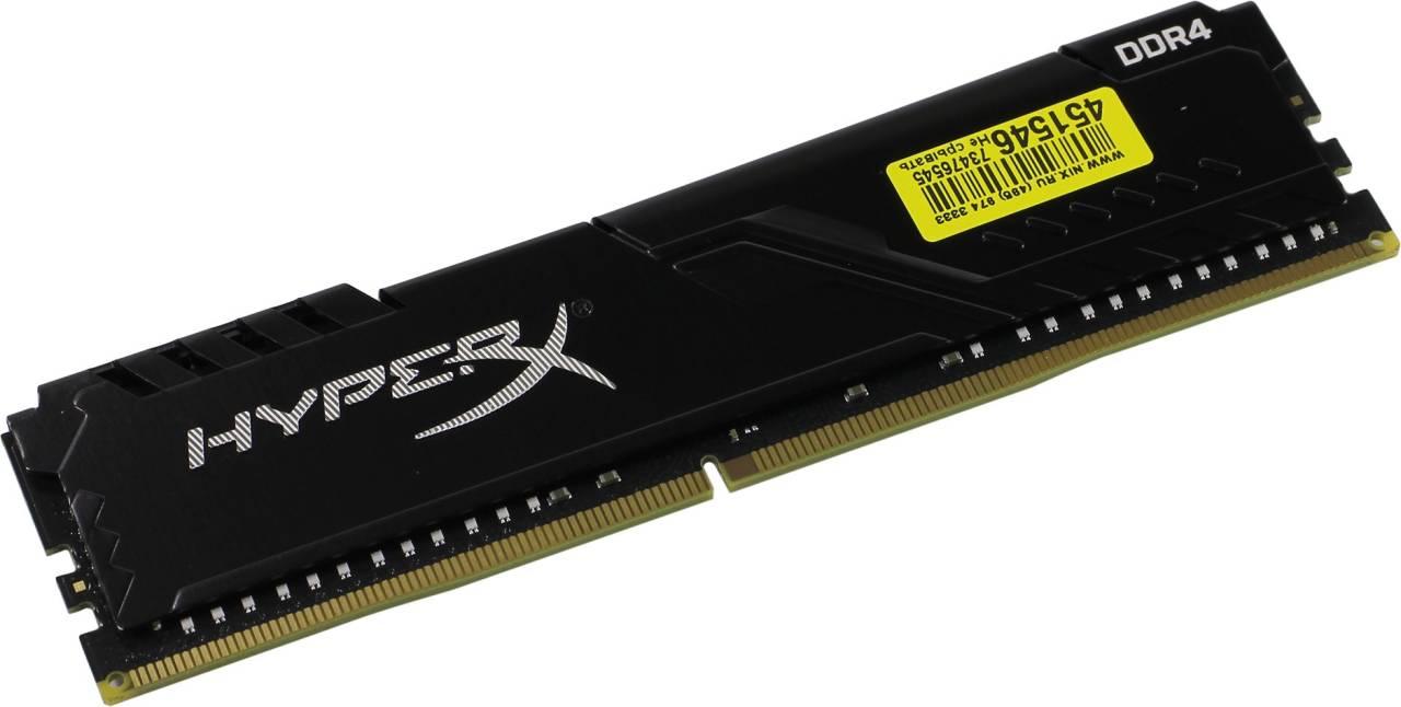    DDR4 DIMM 32Gb PC-19200 Kingston HyperX Fury [HX424C15FB3/32] CL15