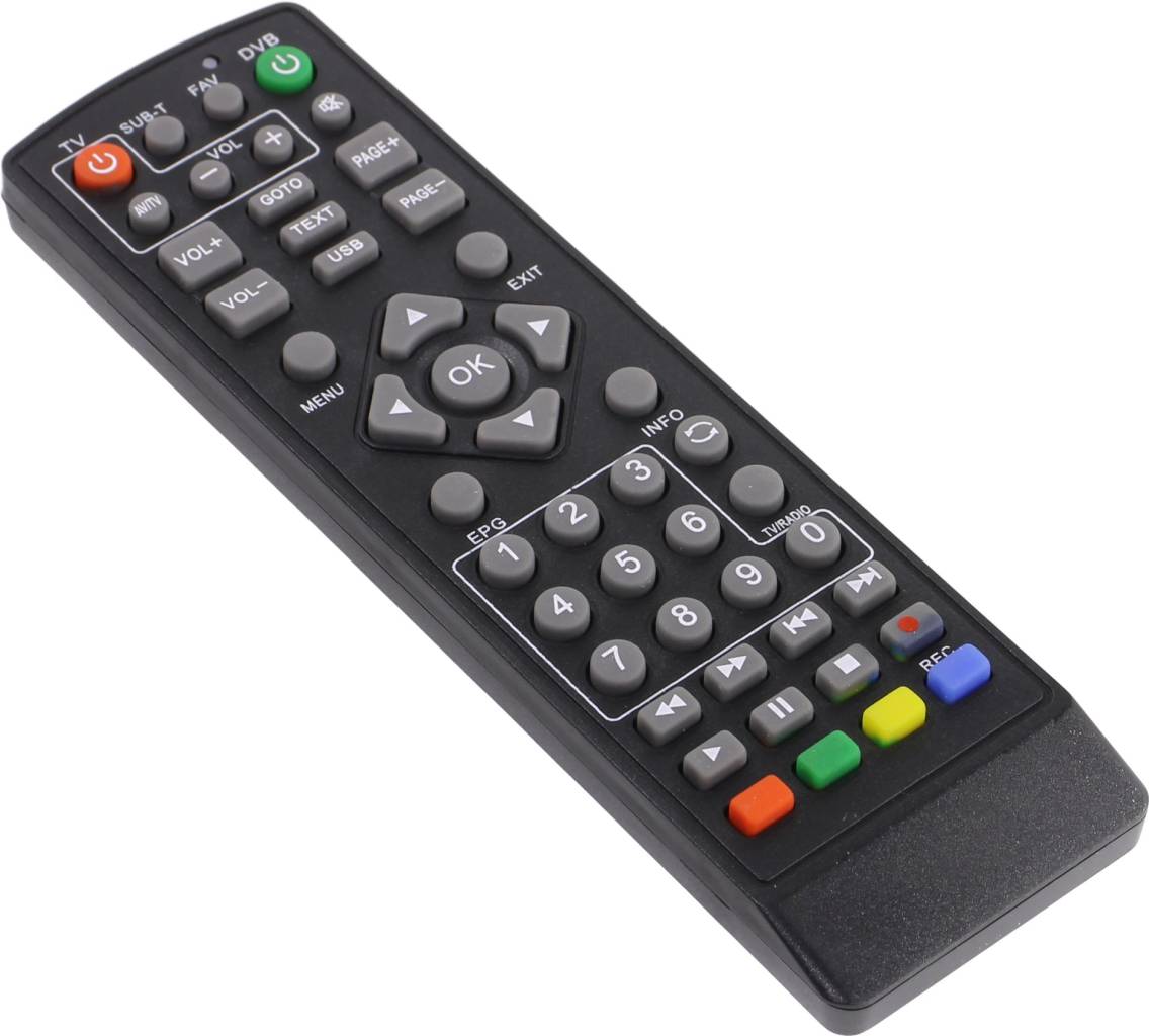 купить Пульт универсальный для DVB-T2 с функцией управления телевизором (RX-DVB-014) REXANT1 [38-0014]