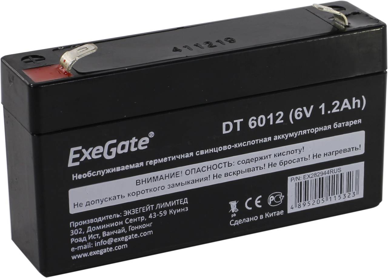   Exegate DT 6012 (6V, 1.2Ah)  UPS [EX282944RUS]